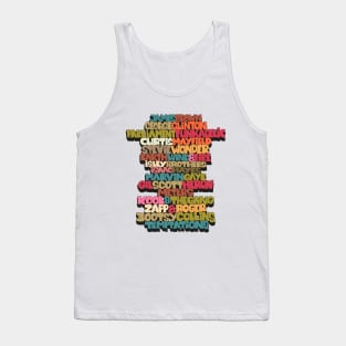 Funk Legends. Funky style typography. One nation under a groove. Tank Top